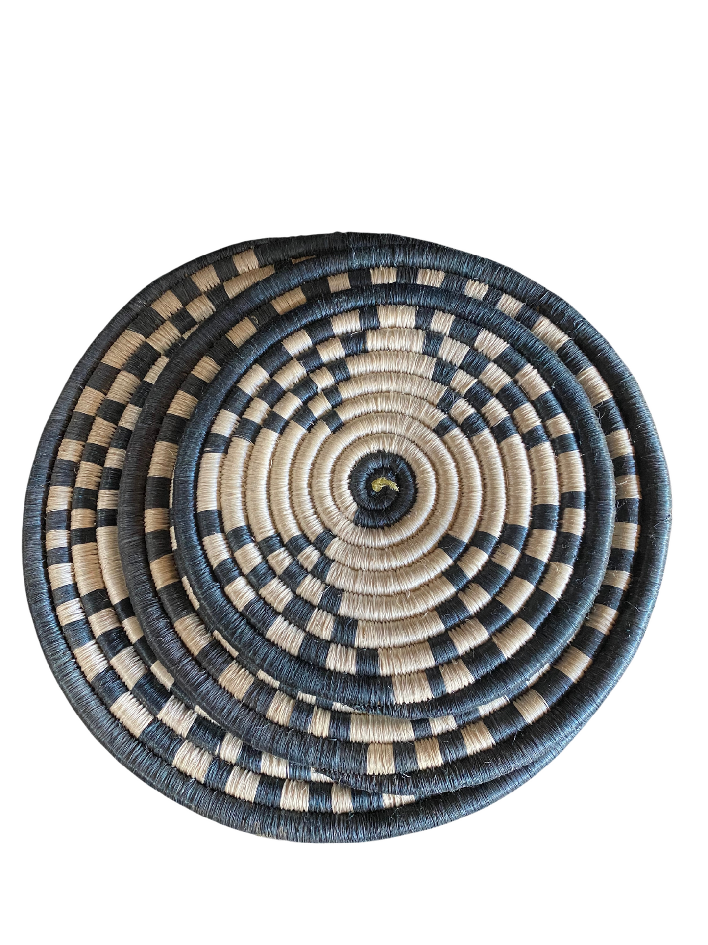 Triple Set African Rwandan Sisal Wall Decor (Available On Order)