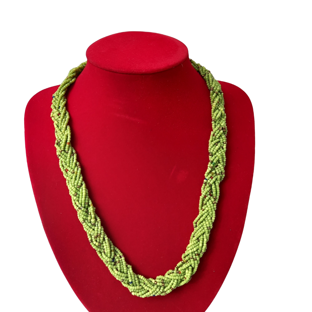 Mwagika African Beaded Necklace Collection A