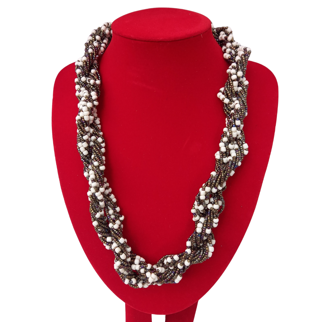 Zunguka African Beaded Nedcklace Collection C