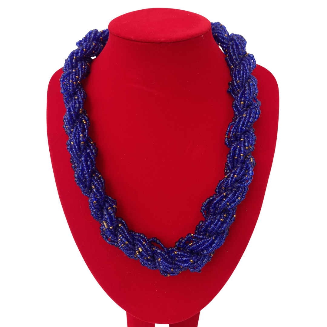 Zunguka African Beaded Nedcklace Collection C