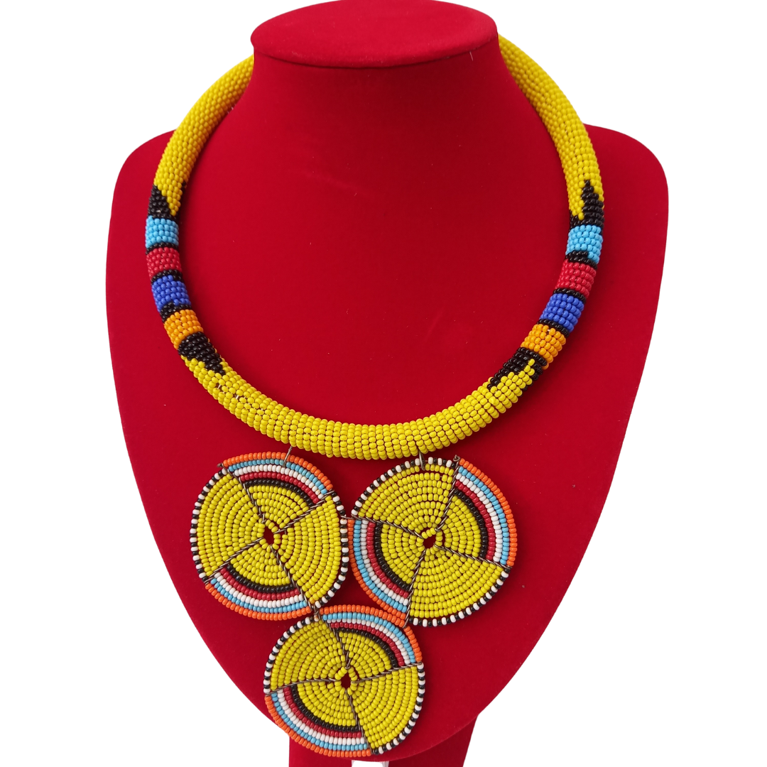 Tatu African beaded Necklace