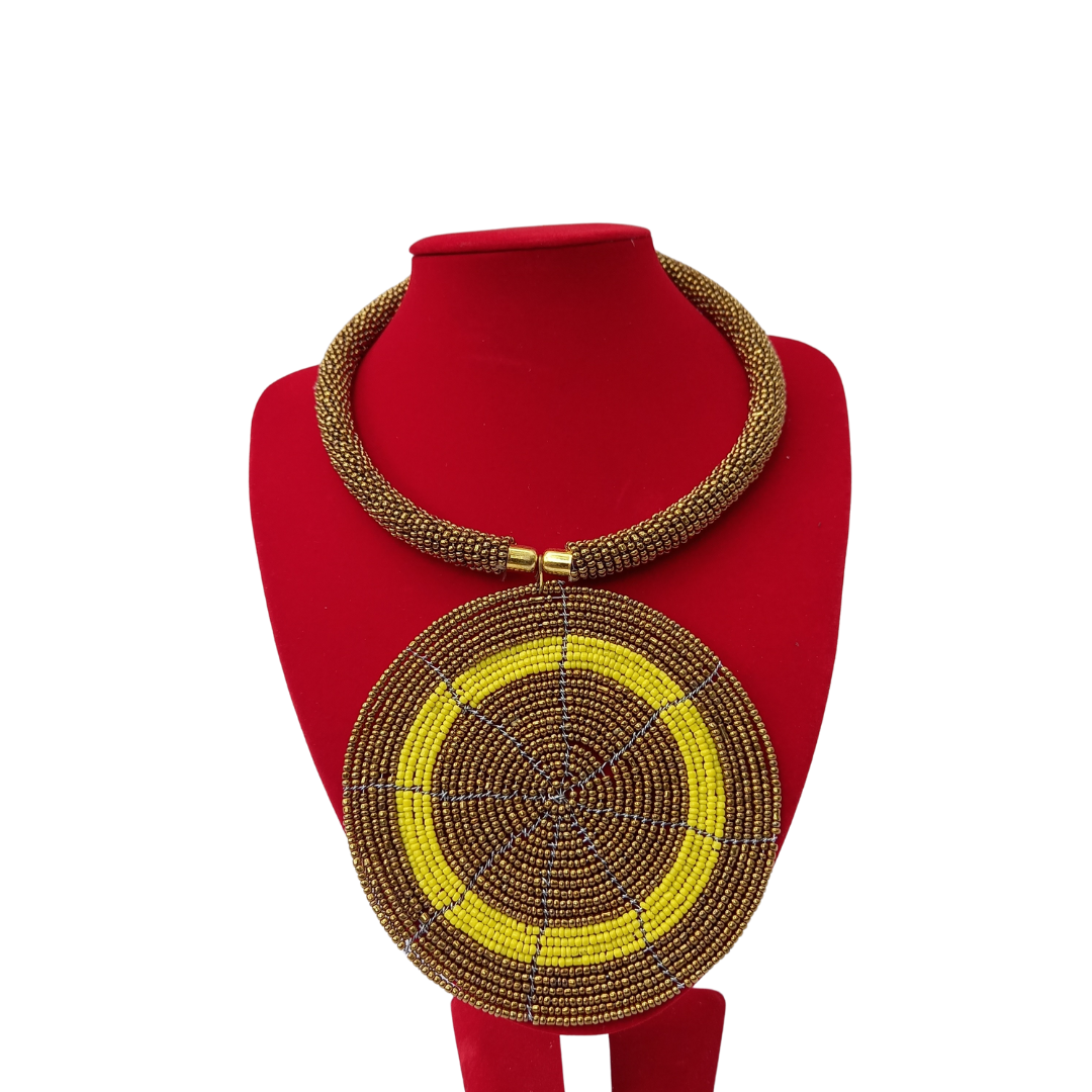Duara African Beaded Necklace