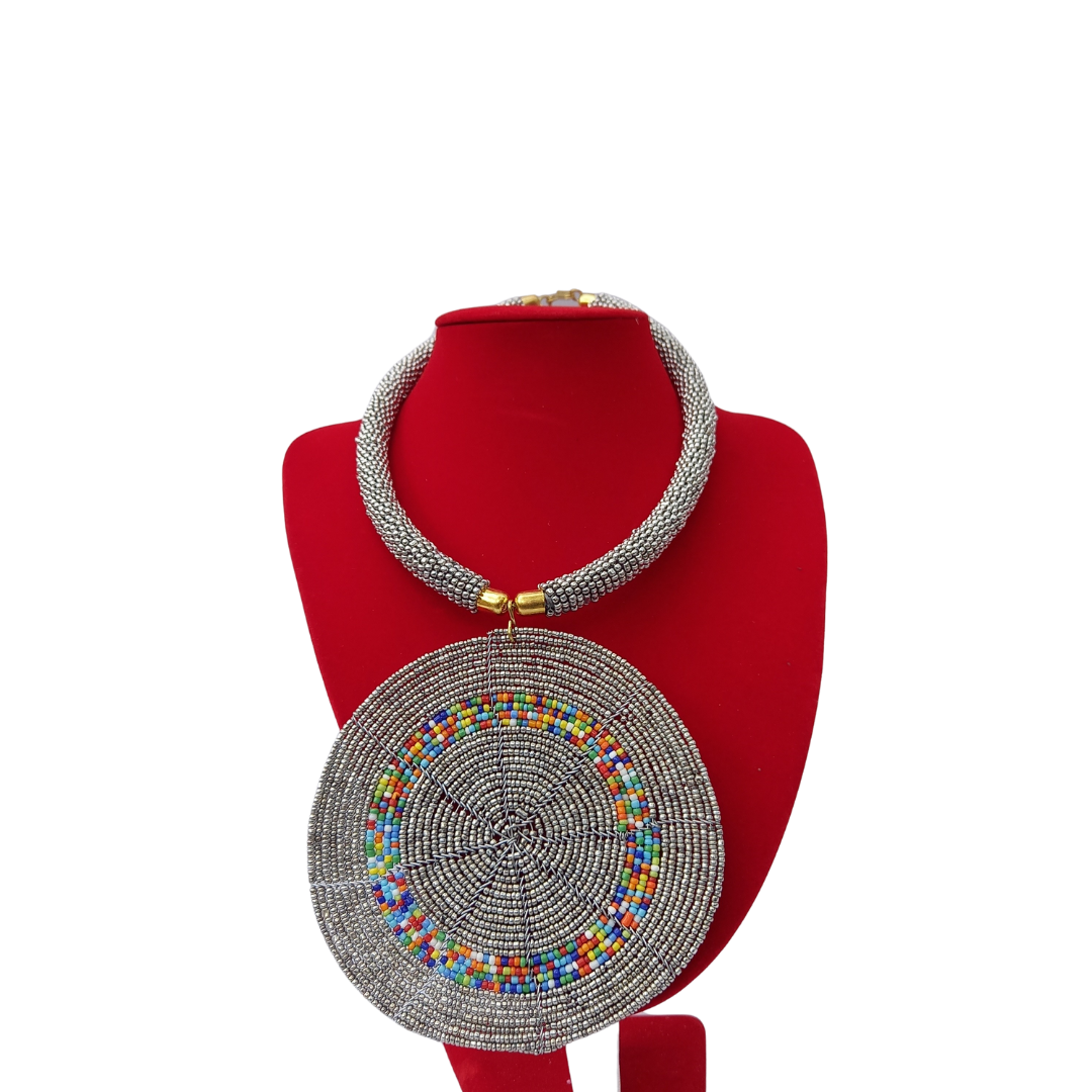 Duara African Beaded Necklace