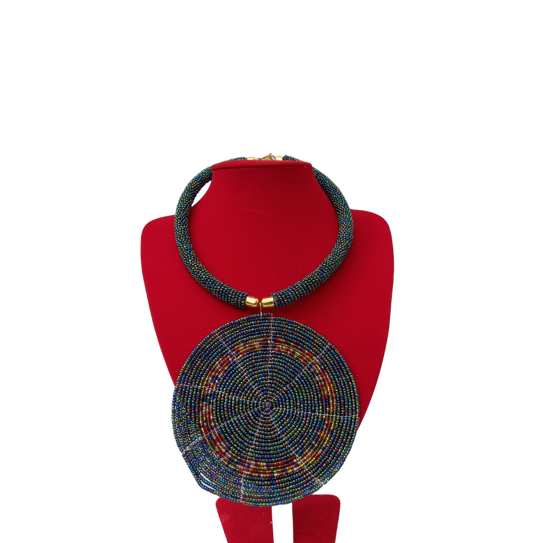 Duara African Beaded Necklace