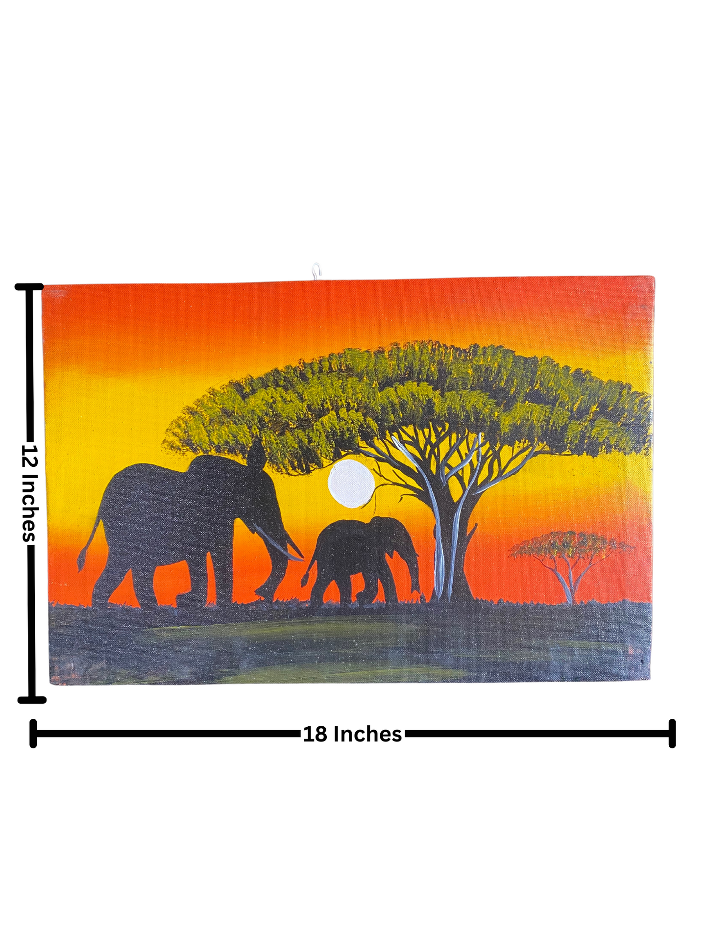 African Colorful Painting Portrait