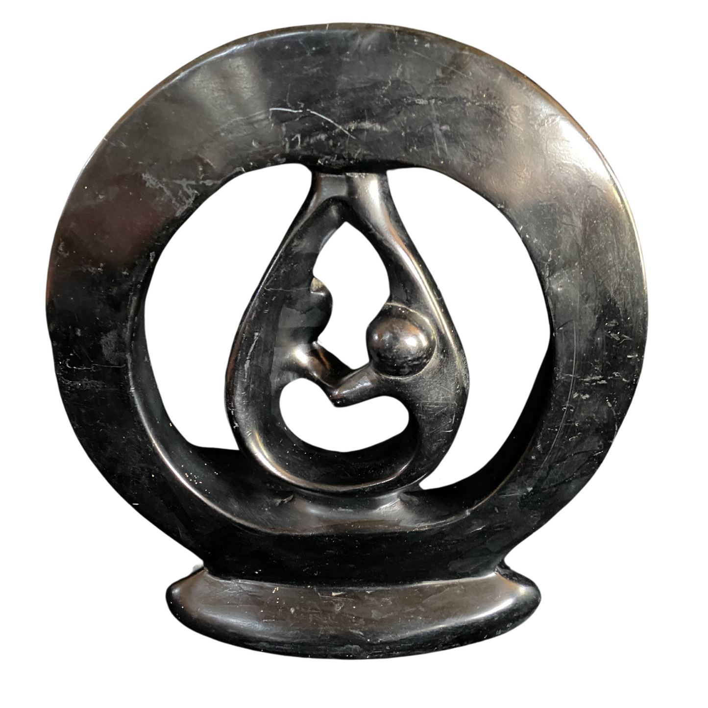 Round Standing Decorative Soapstone