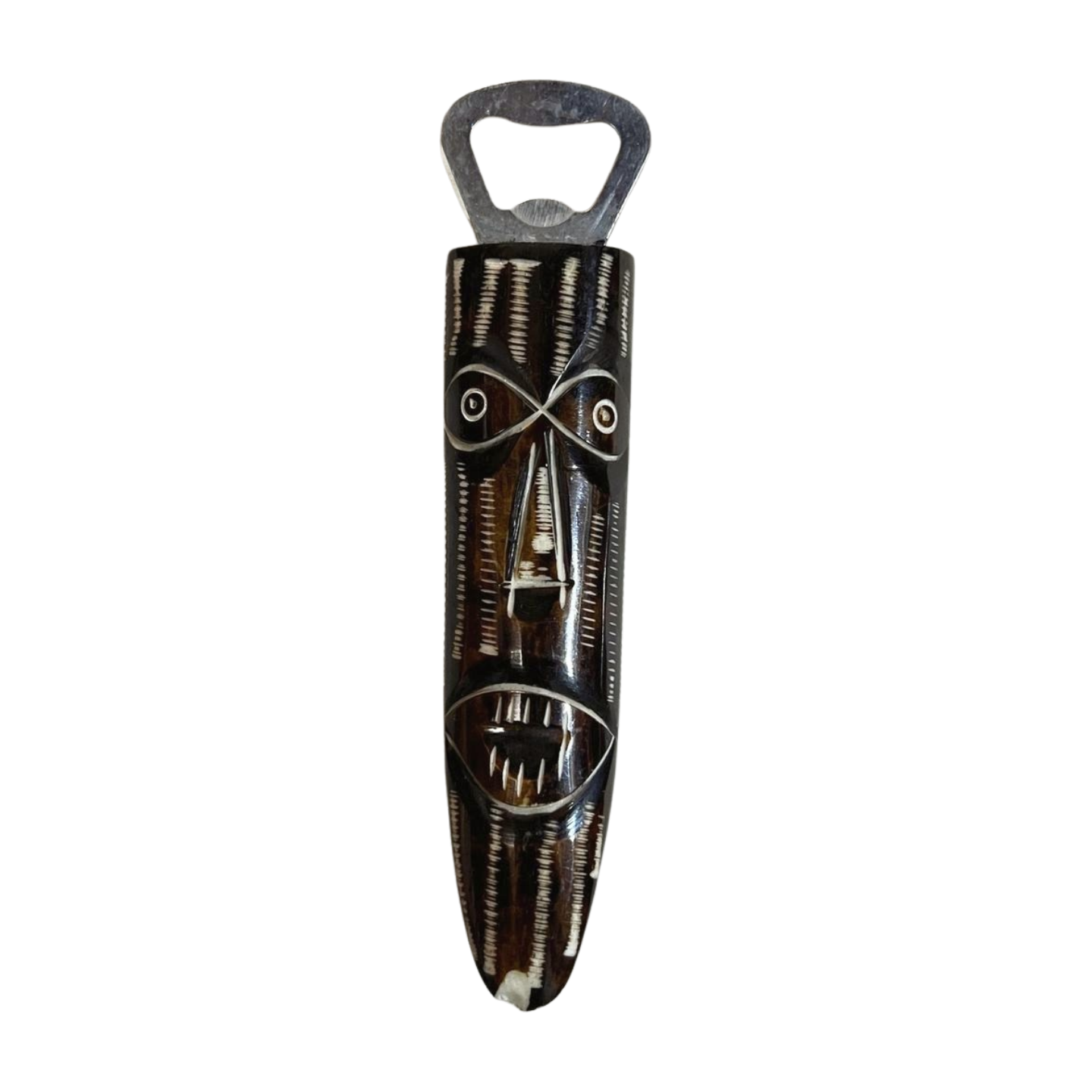 African-themed Bone Bottle Opener Set of 5