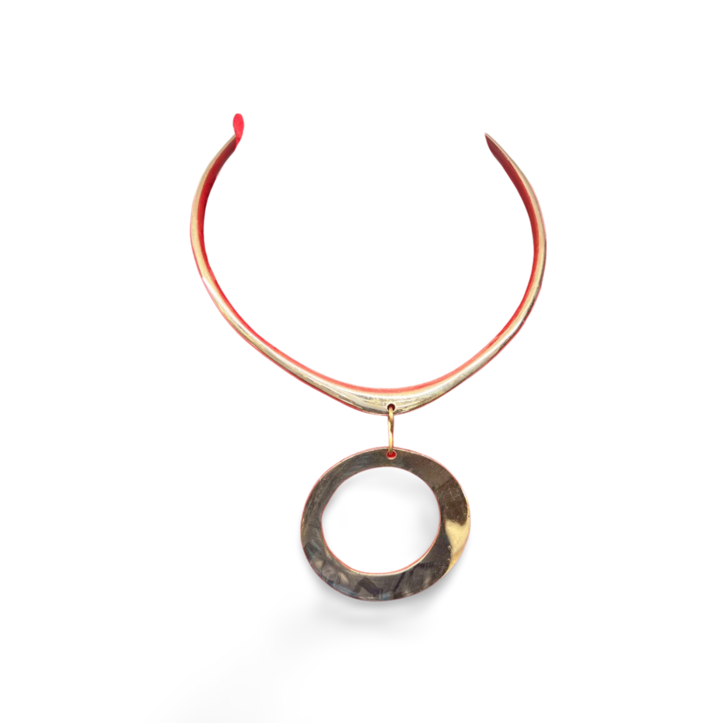 African Brass Necklace Collection B