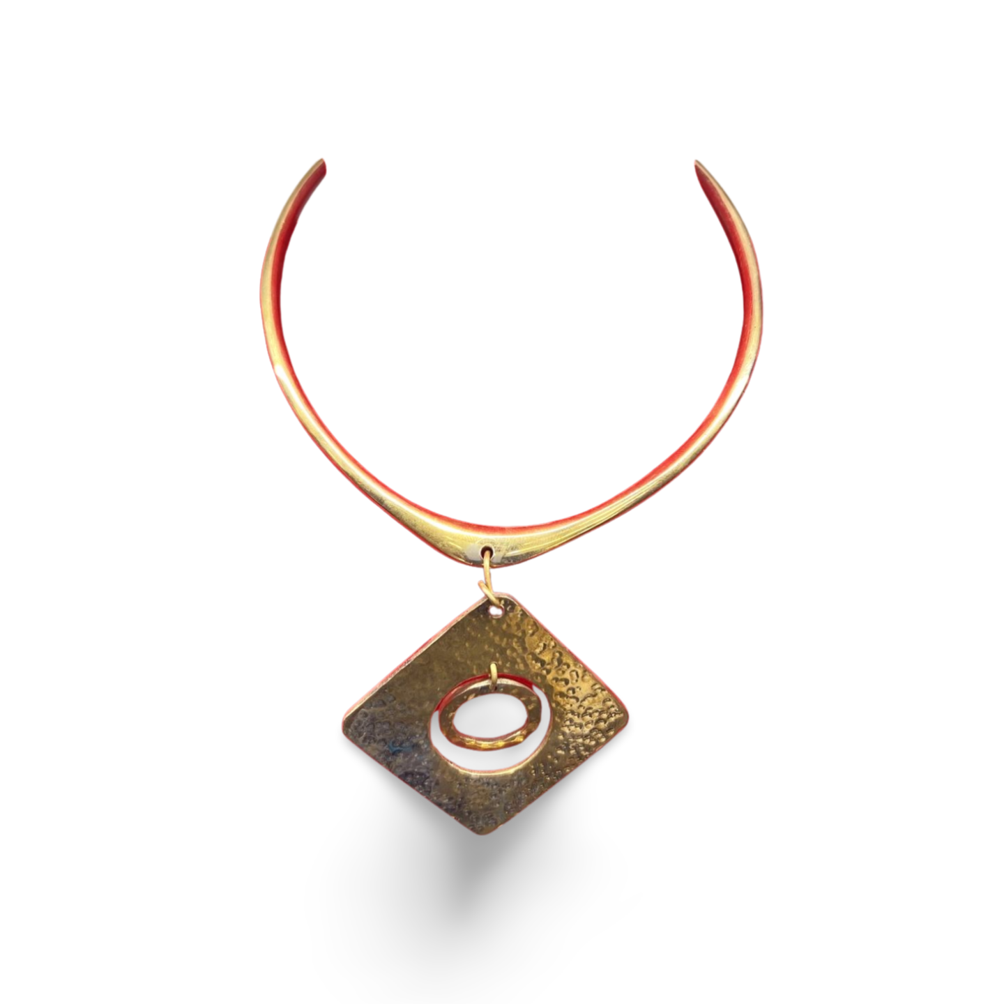 African Brass Necklace Collection B