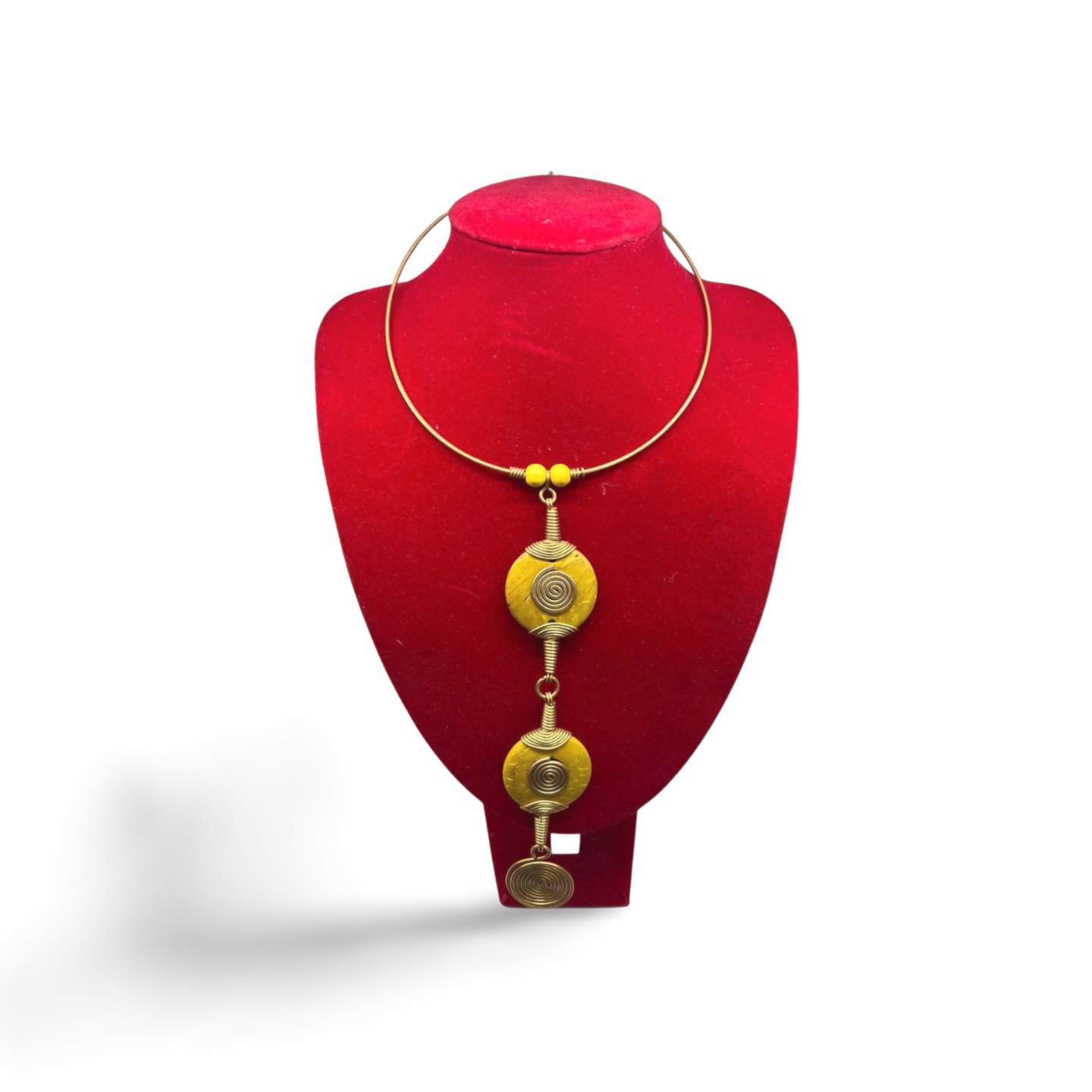 African Brass necklace