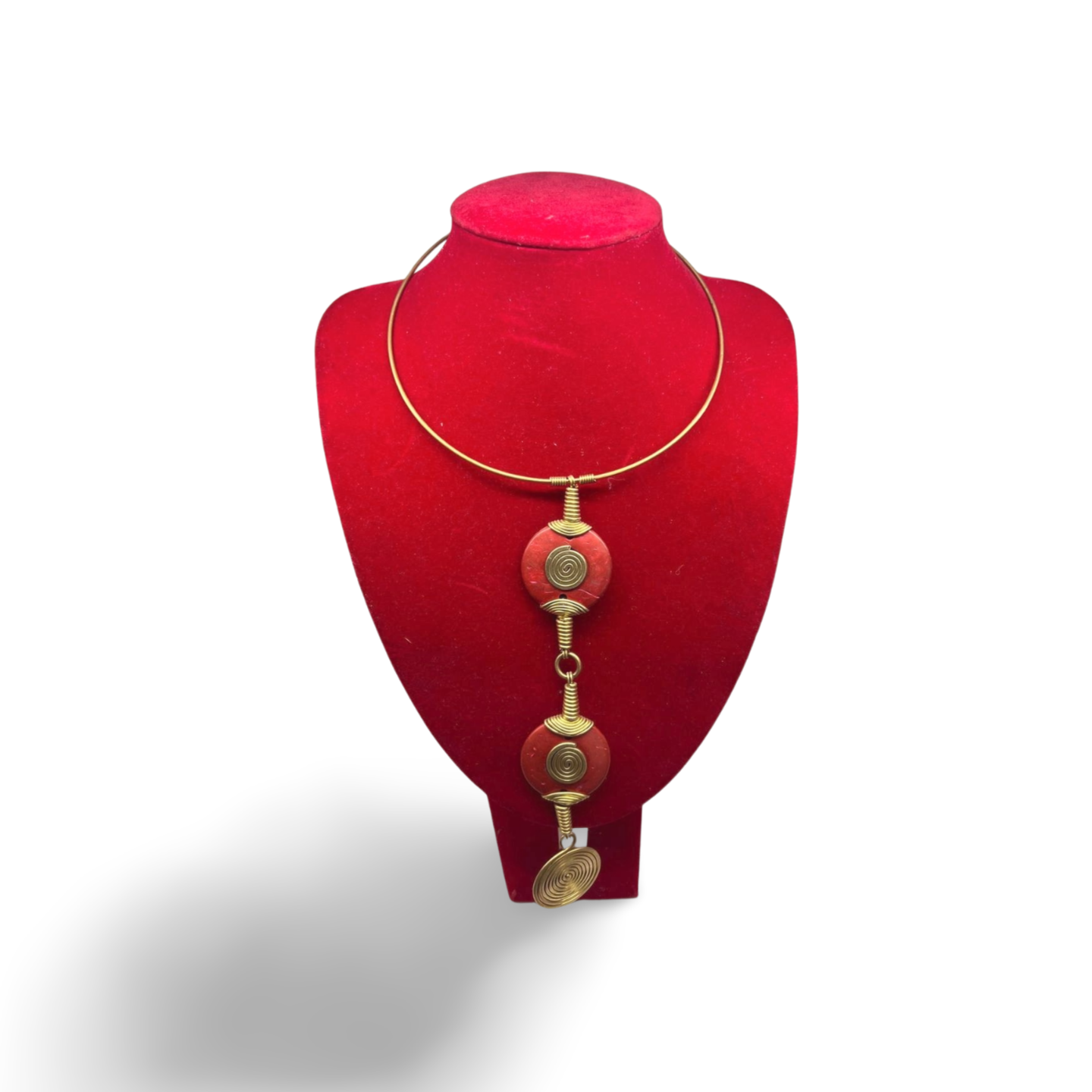 African Brass necklace