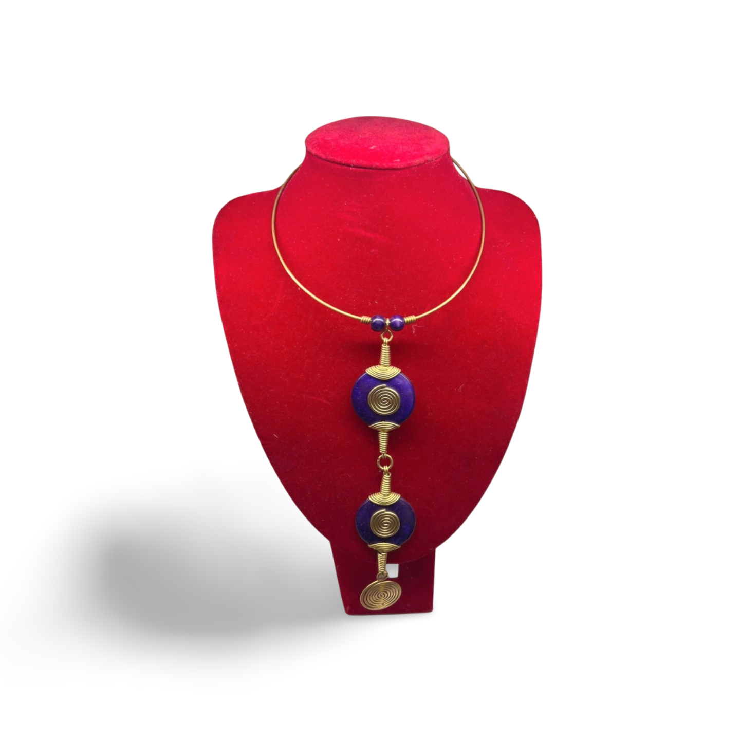 African Brass necklace