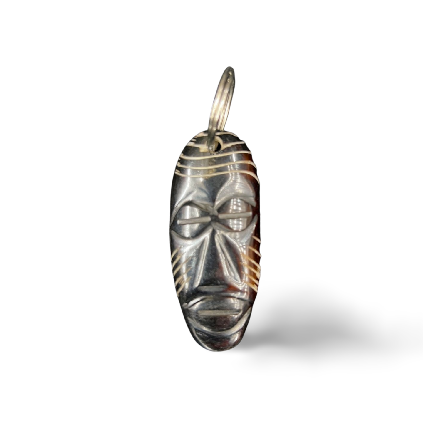 Handcrafted Animal Bone Face Keyholders