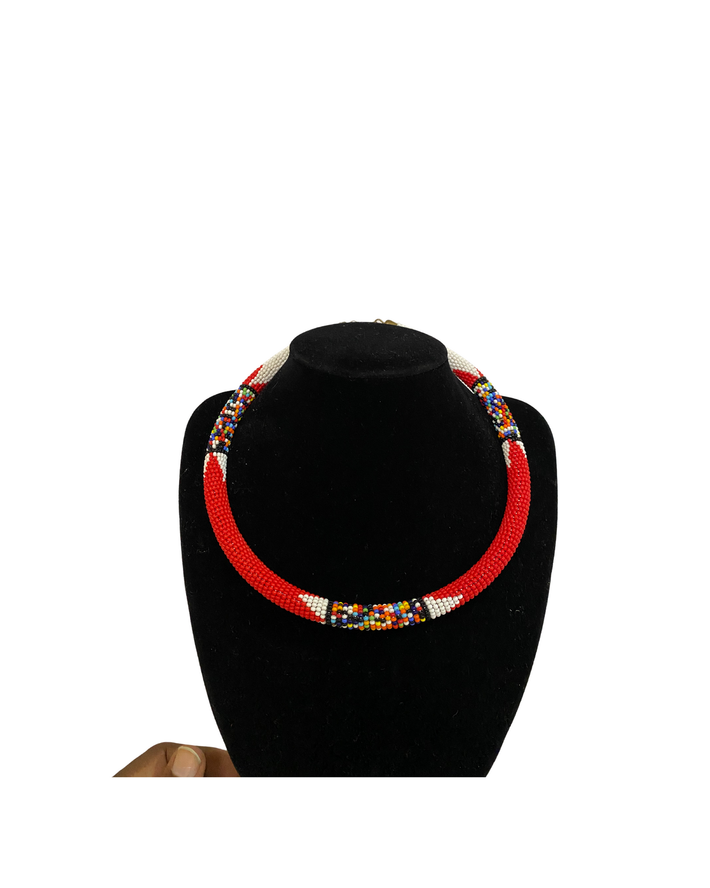 Partition Beaded Necklace(Single)