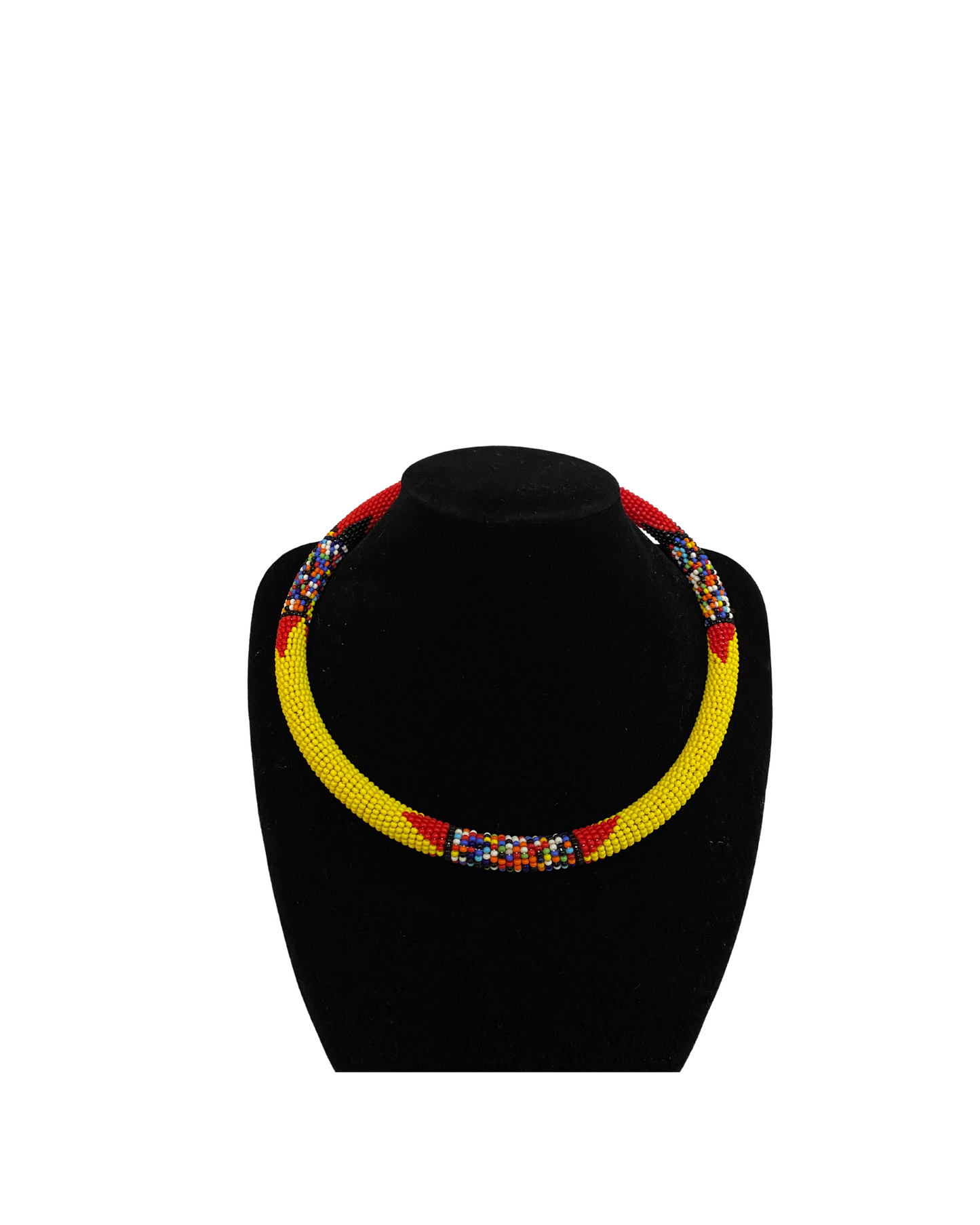 Partition Beaded Necklace(Single)