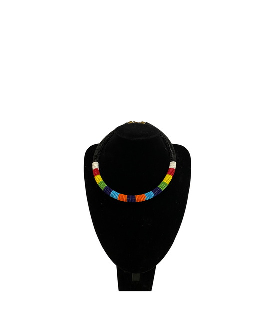 Partition Beaded Necklace(Single)