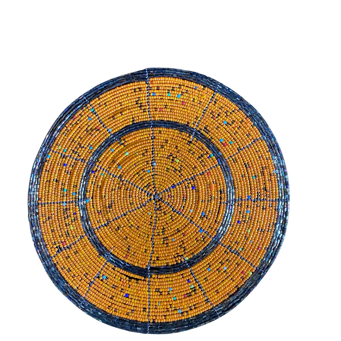 African Beaded Wire Mats