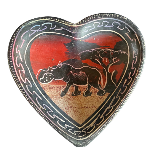 Heart Soapstone Tray