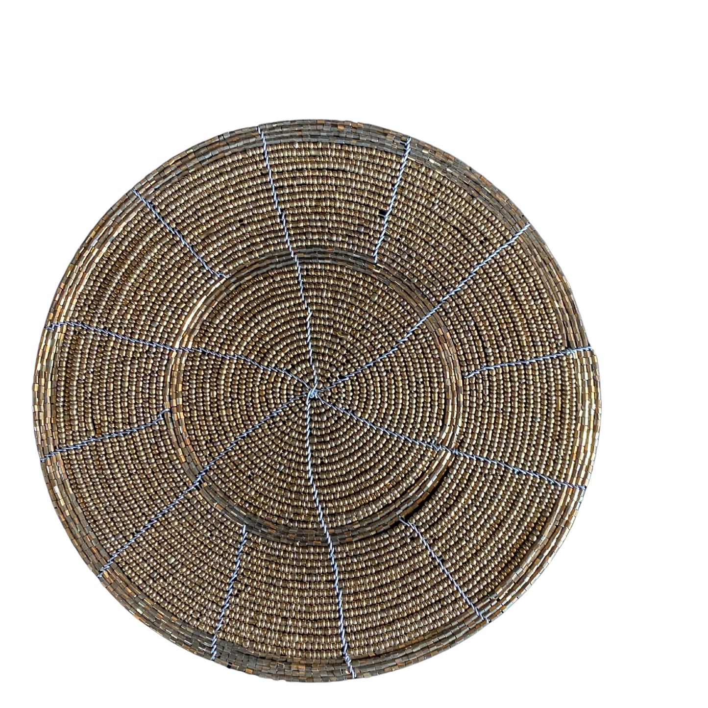 African Beaded Wire Mats