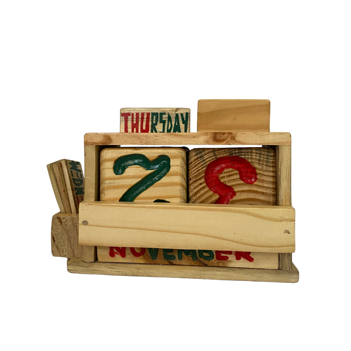 Handmade Wooden Calendar