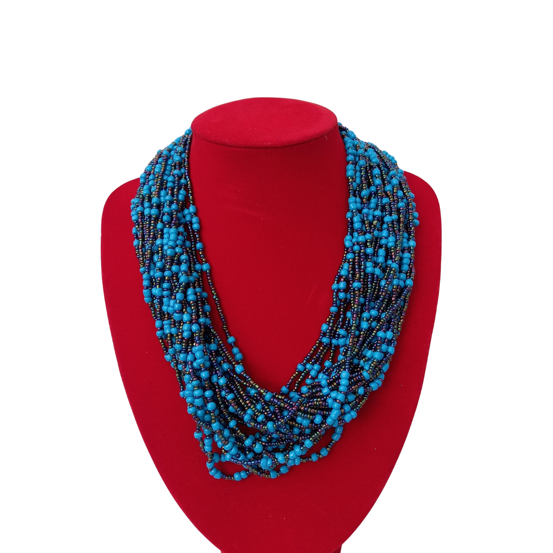 Changa African Beaded Necklace Colletion B