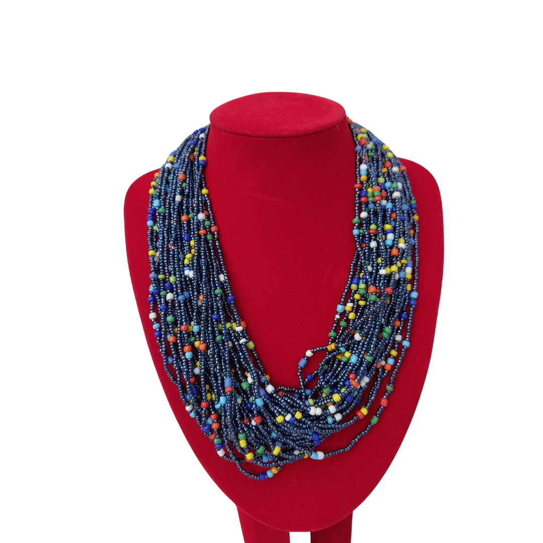 Changa African Beaded Necklace Colletion B