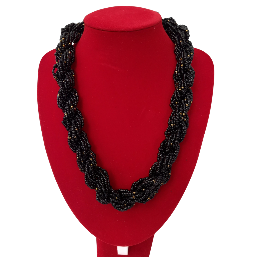 Zunguka African Beaded Necklace Collection B