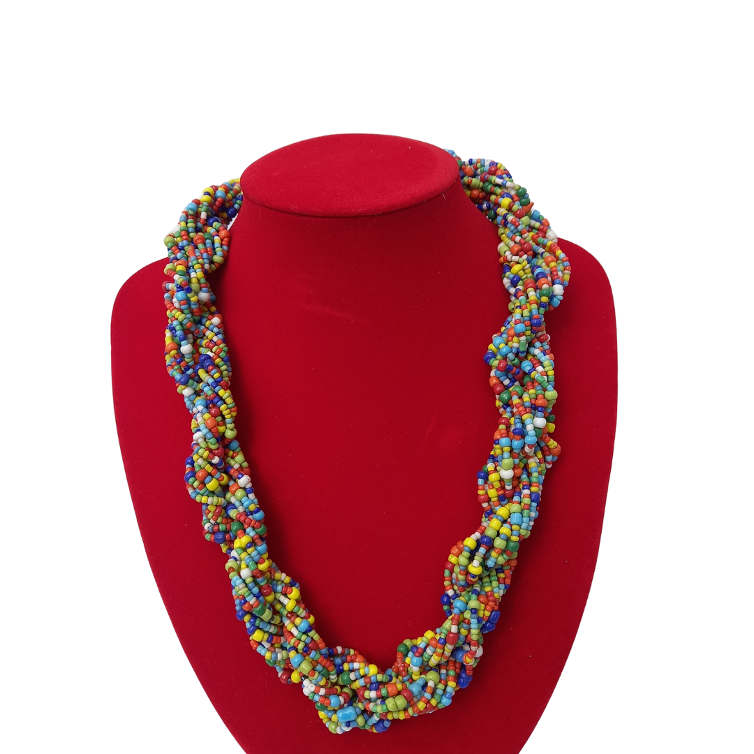 Zunguka African Beaded Necklace Collection B