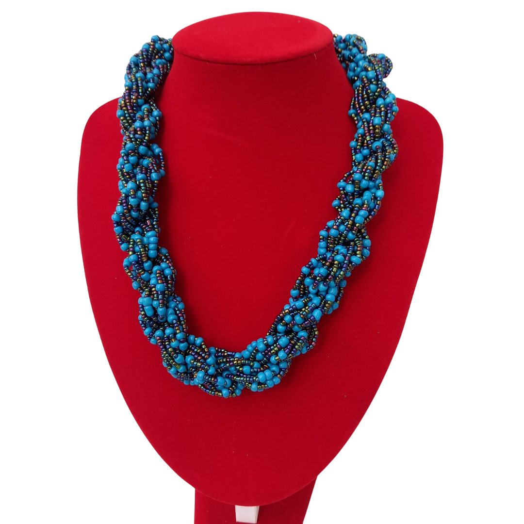 Zunguka African Beaded Necklace Collection B