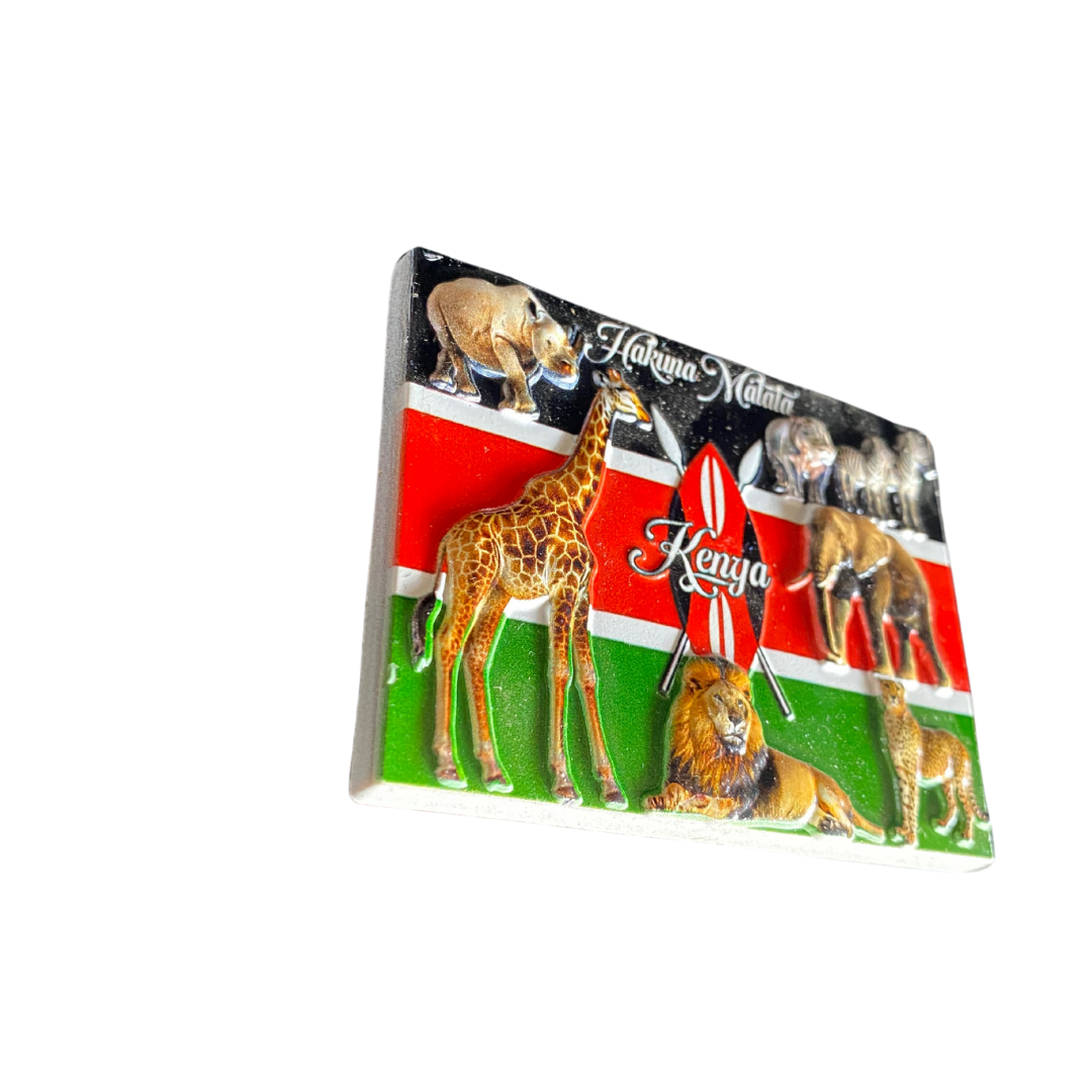 Modern African Fridge Magnet Stickers