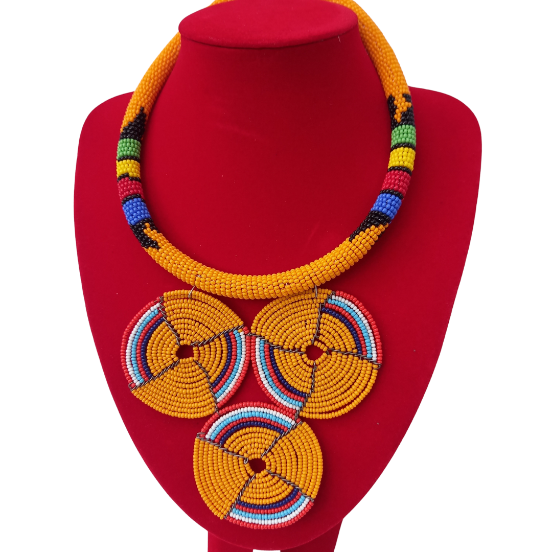 Tatu African beaded Necklace