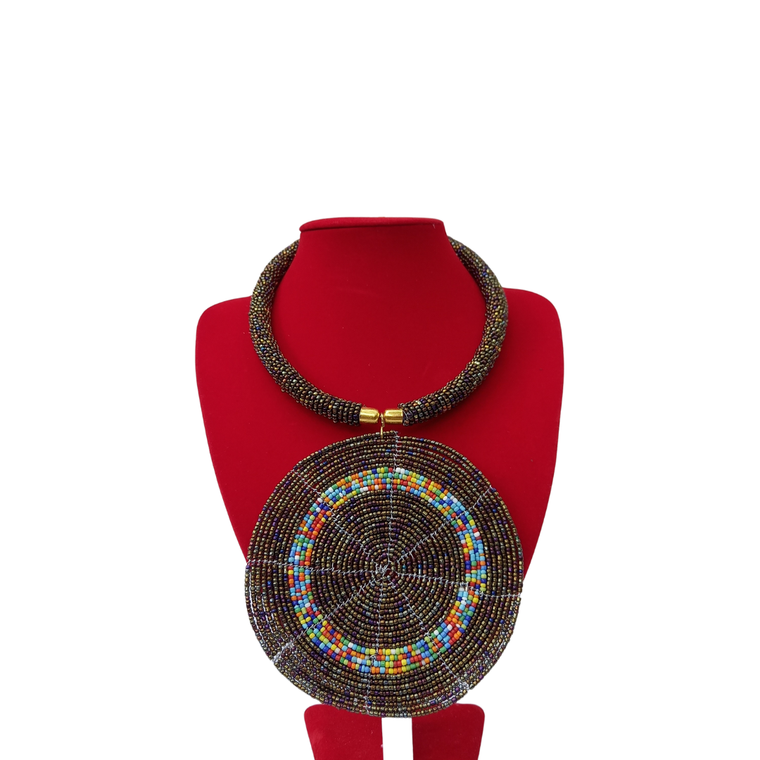 Duara African  Beaded Necklace