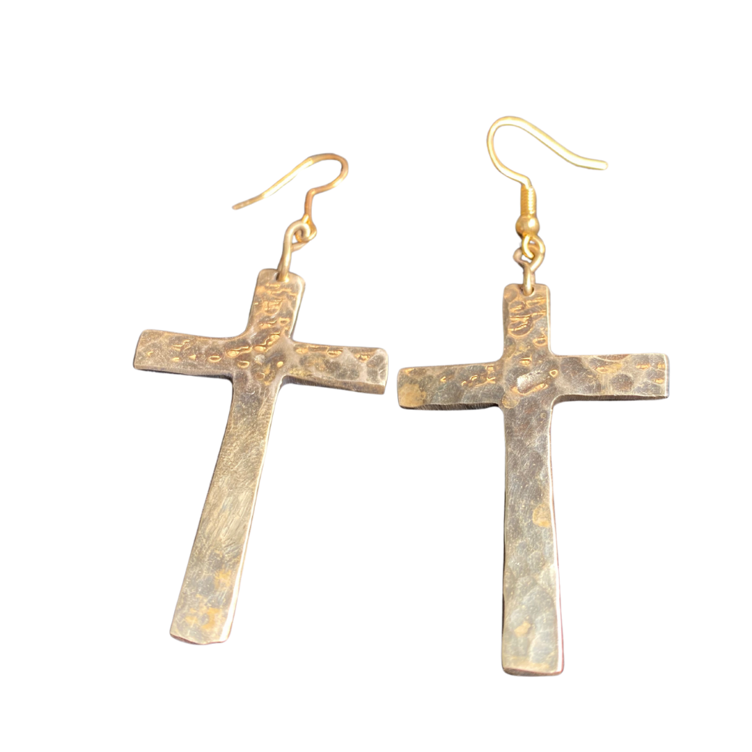 Handmade Brass Earrings