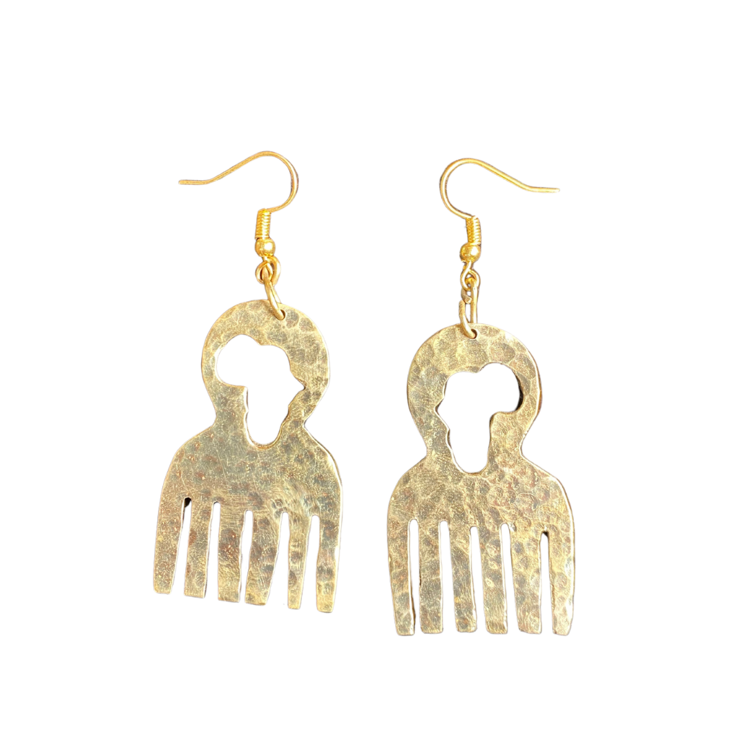 Handmade Brass Earrings