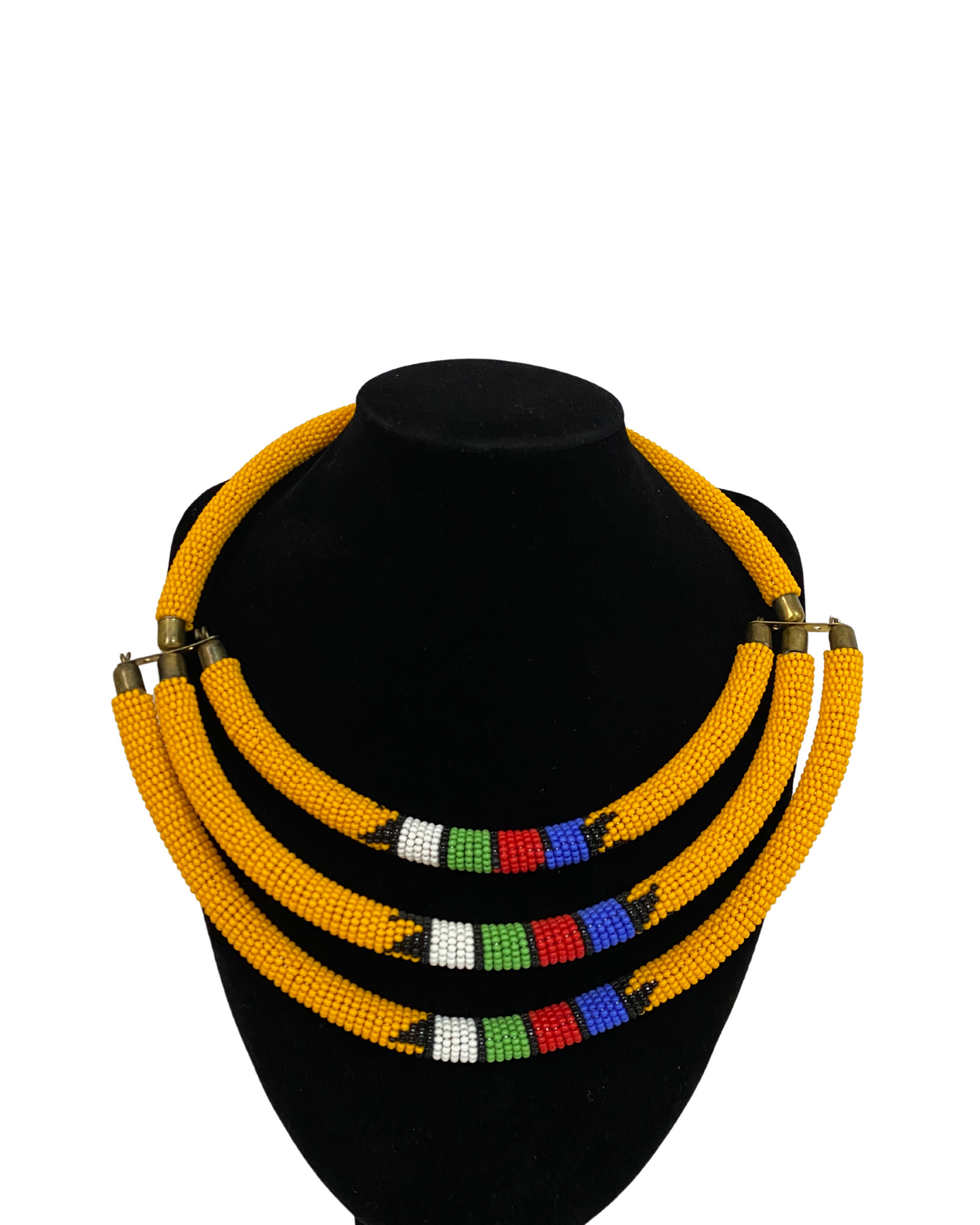 2 Hands African Beaded Necklace