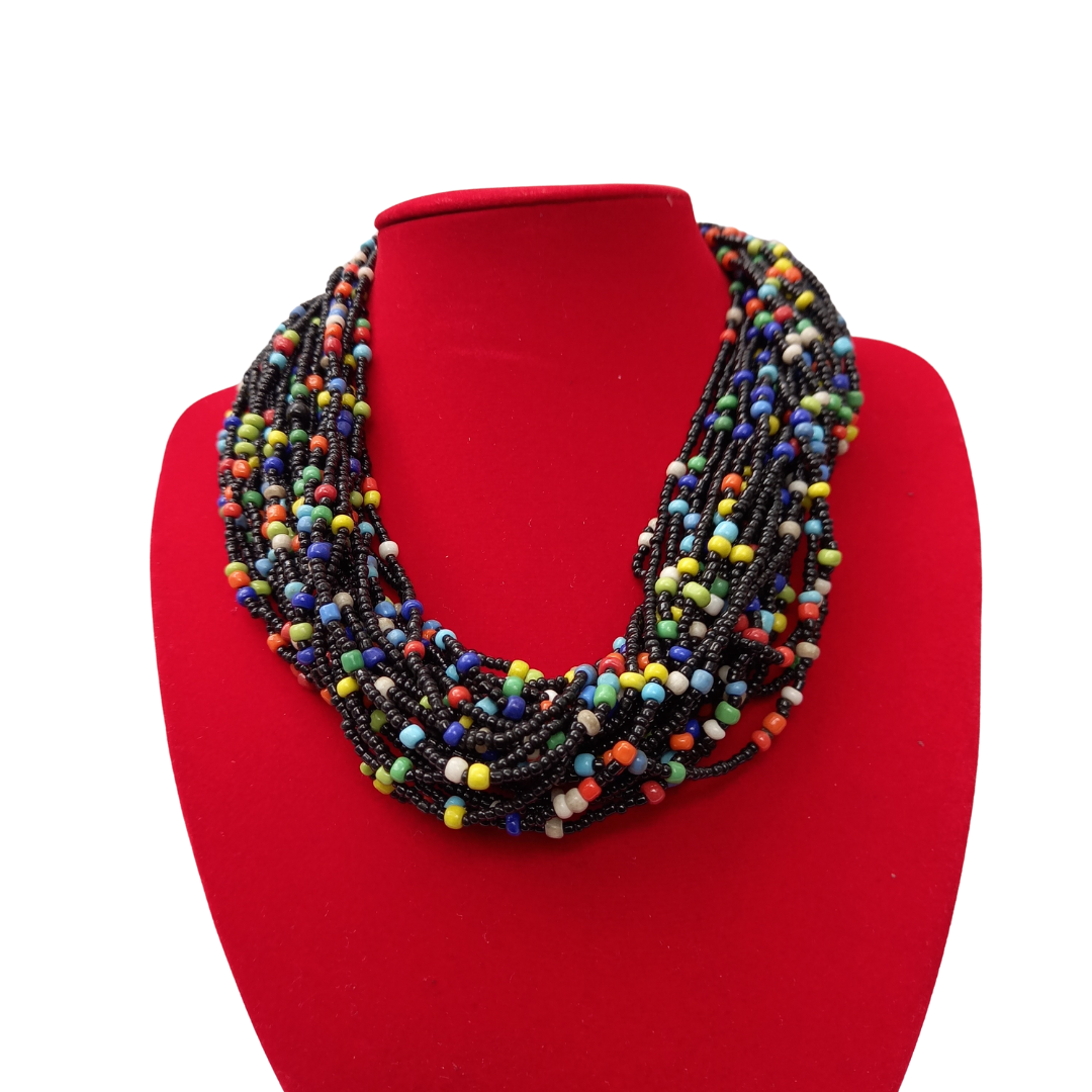 Mingi African Beaded Necklace