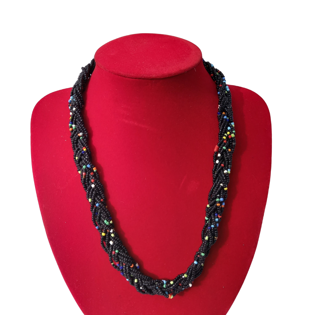 Mwagika African Beaded Necklace Collection B