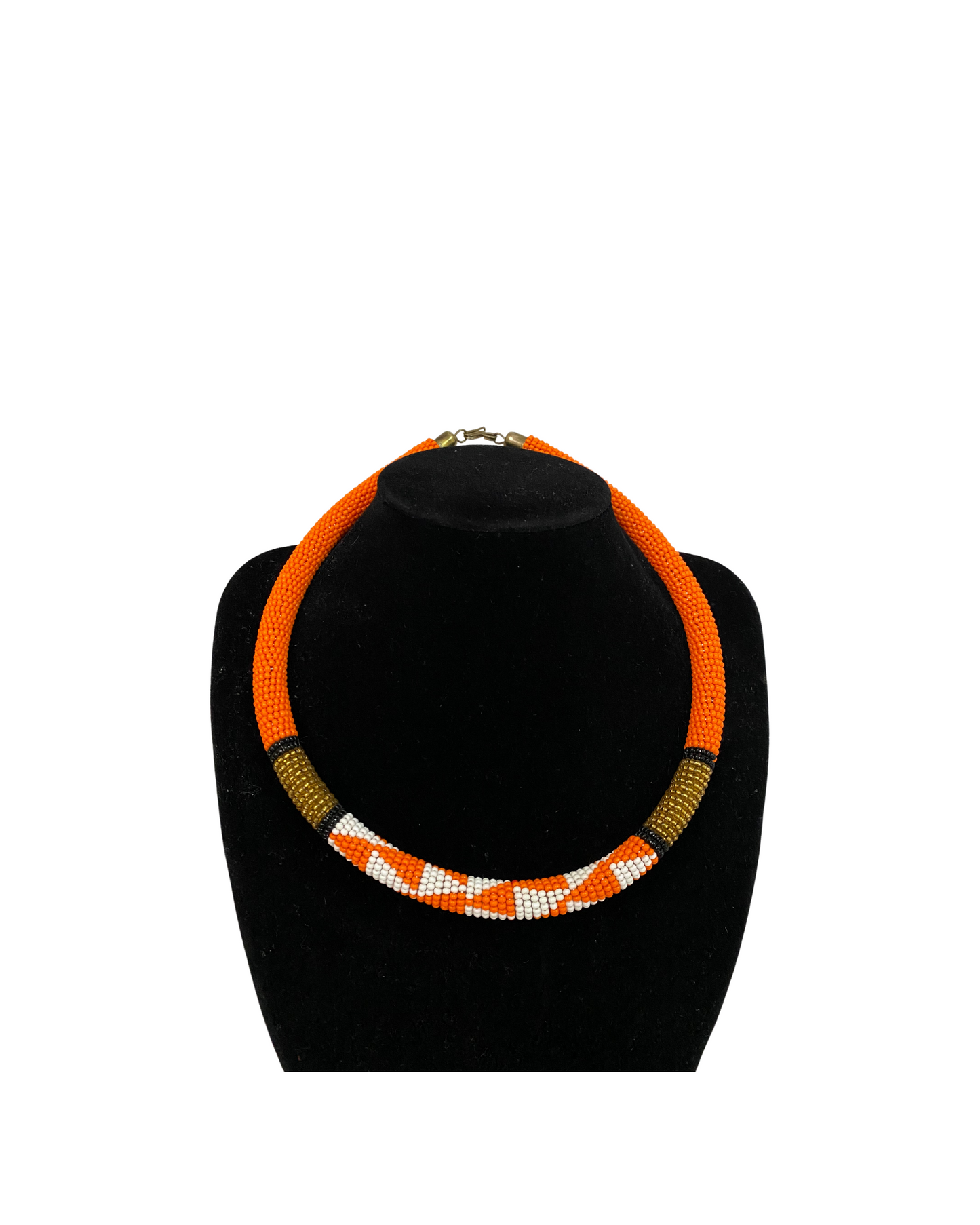 V-Design Beaded Necklace(Single)