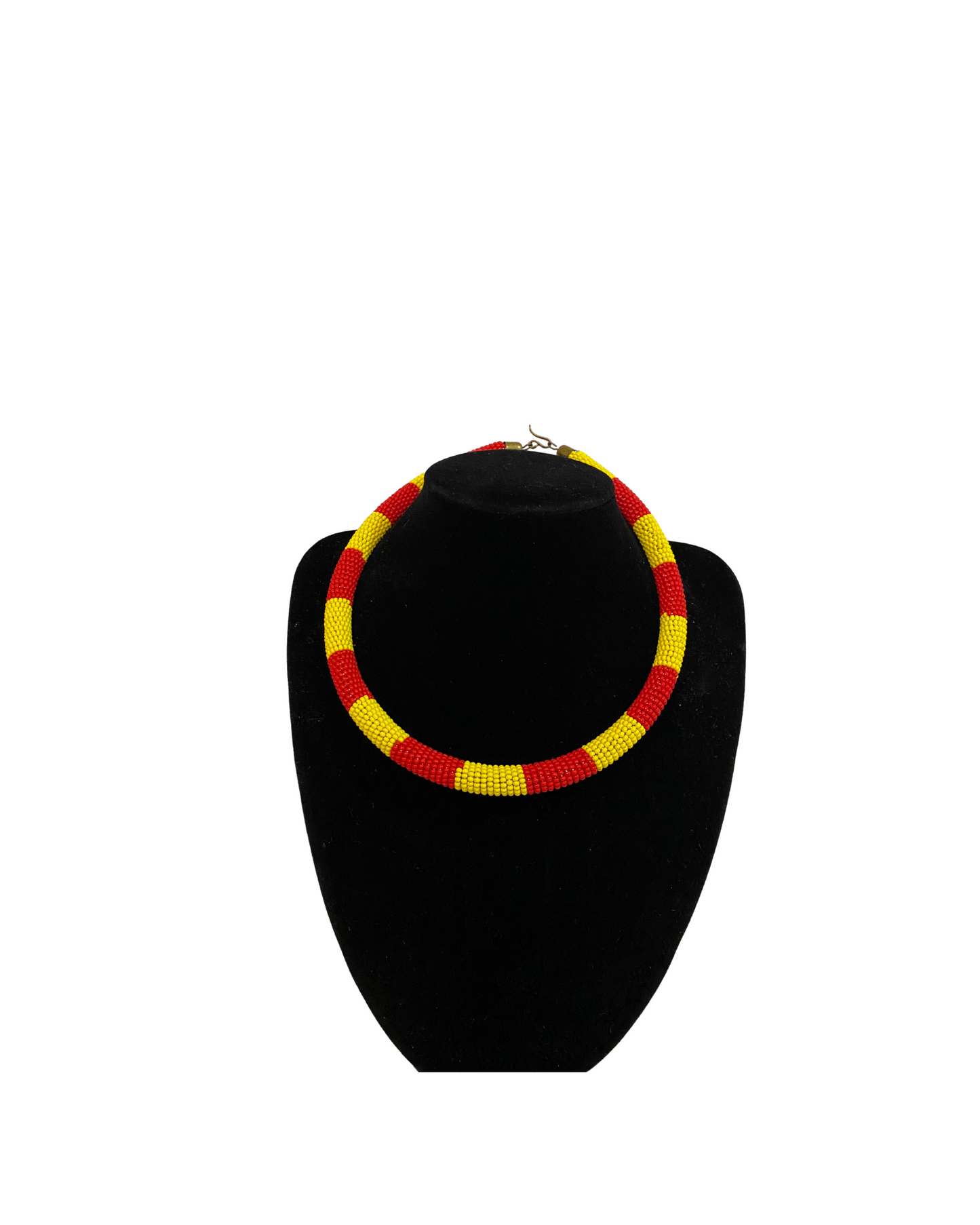 African Patition Beaded Necklace(Single)