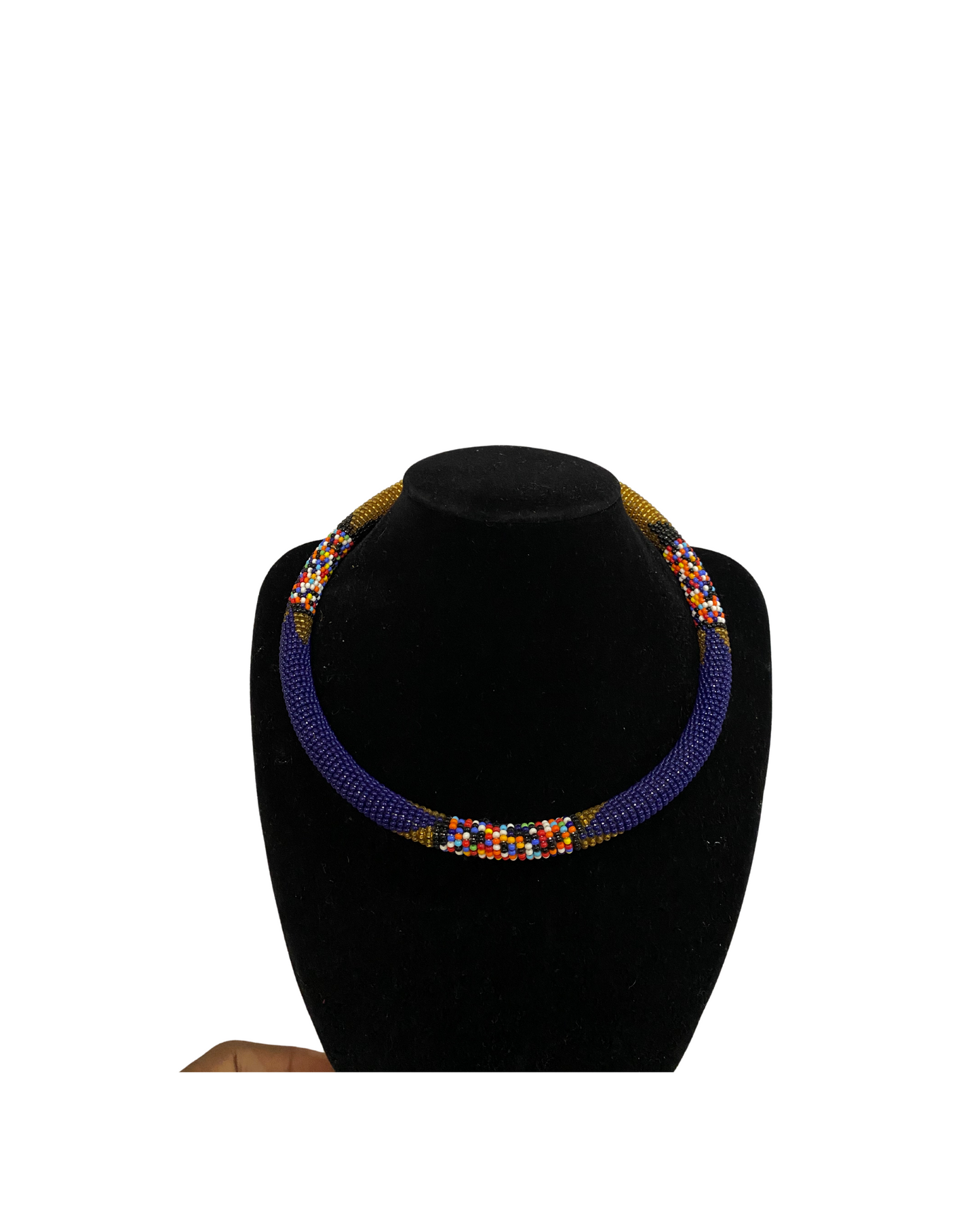 Partition Beaded Necklace(Single)