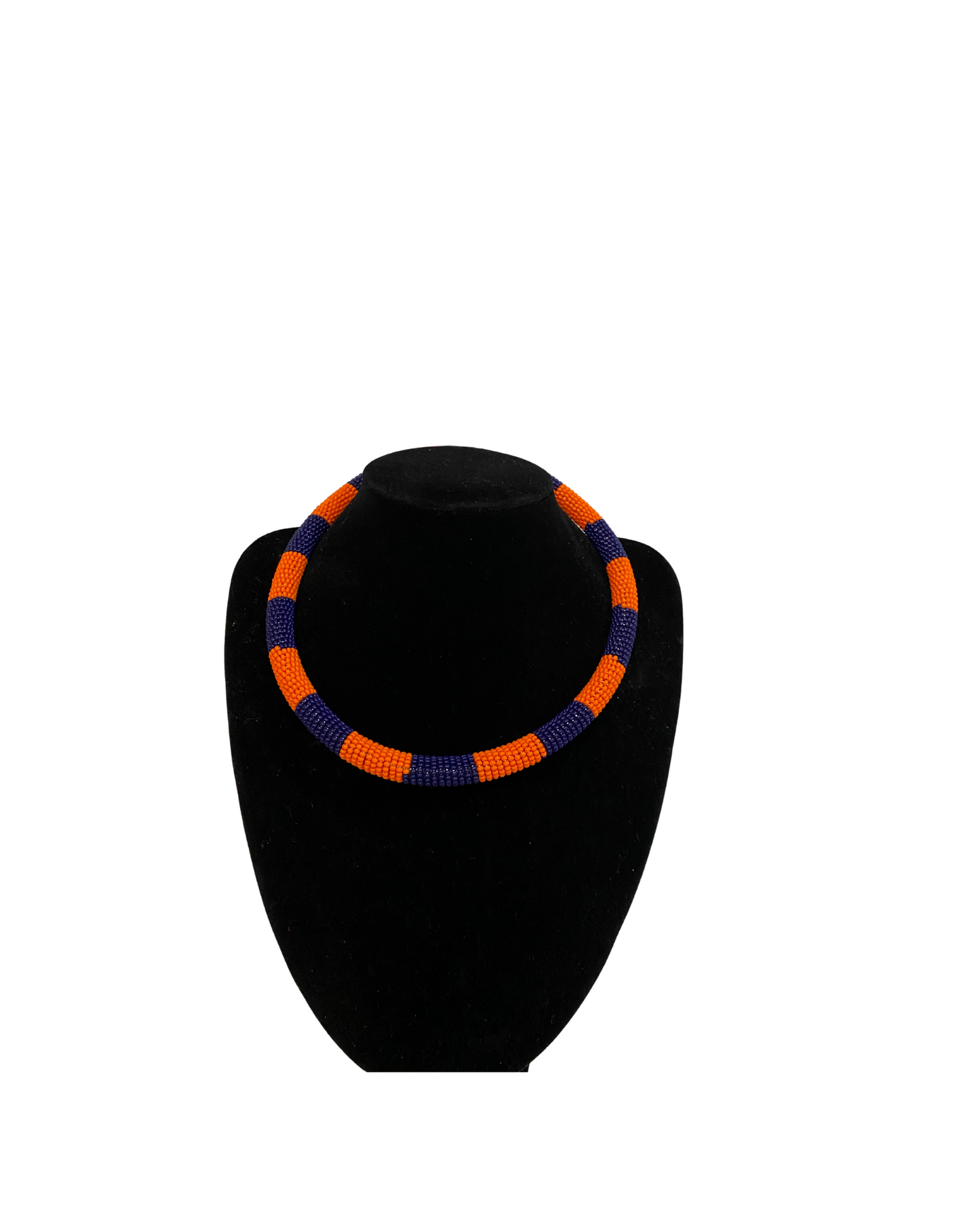 African Patition Beaded Necklace(Single)