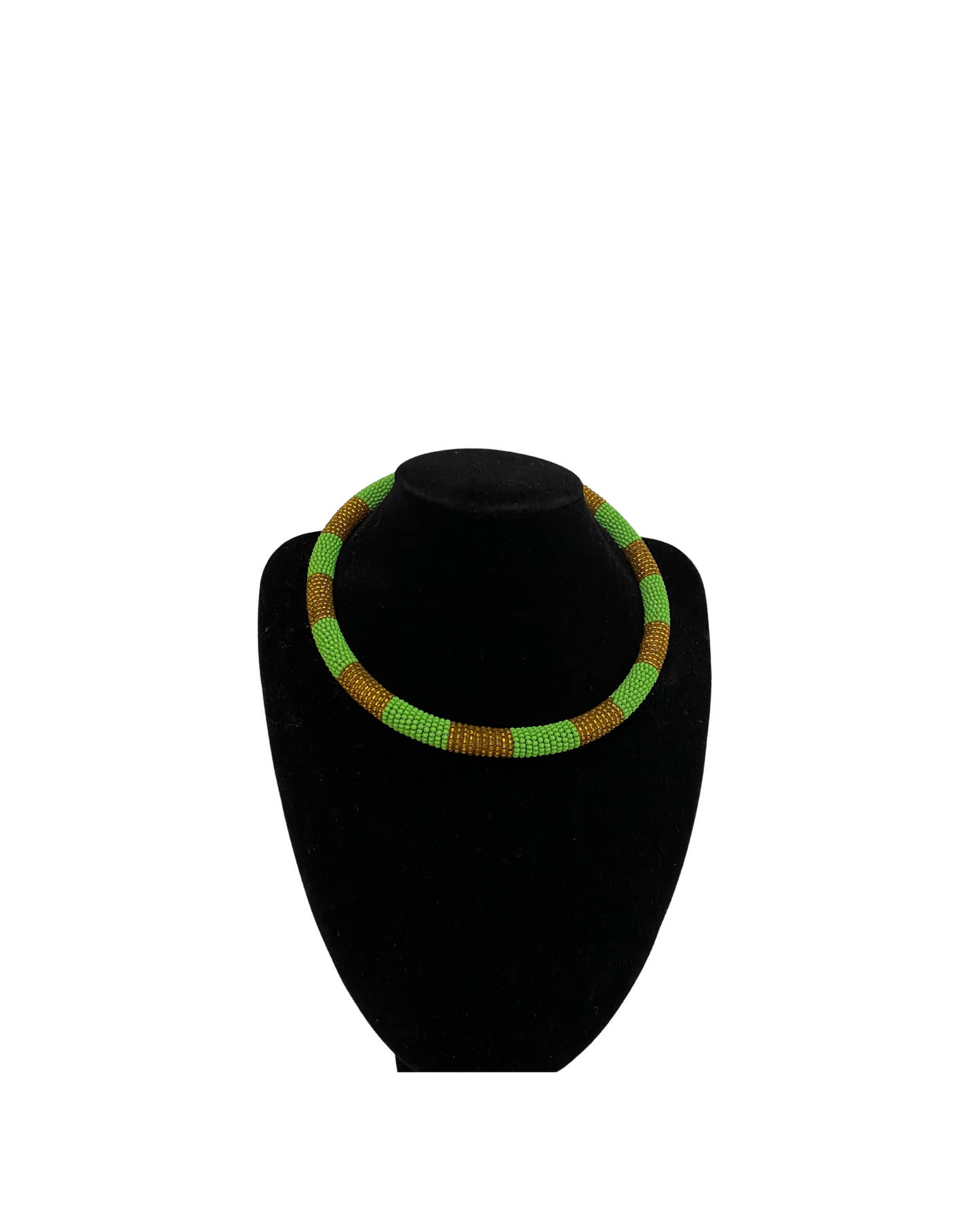 African Patition Beaded Necklace(Single)