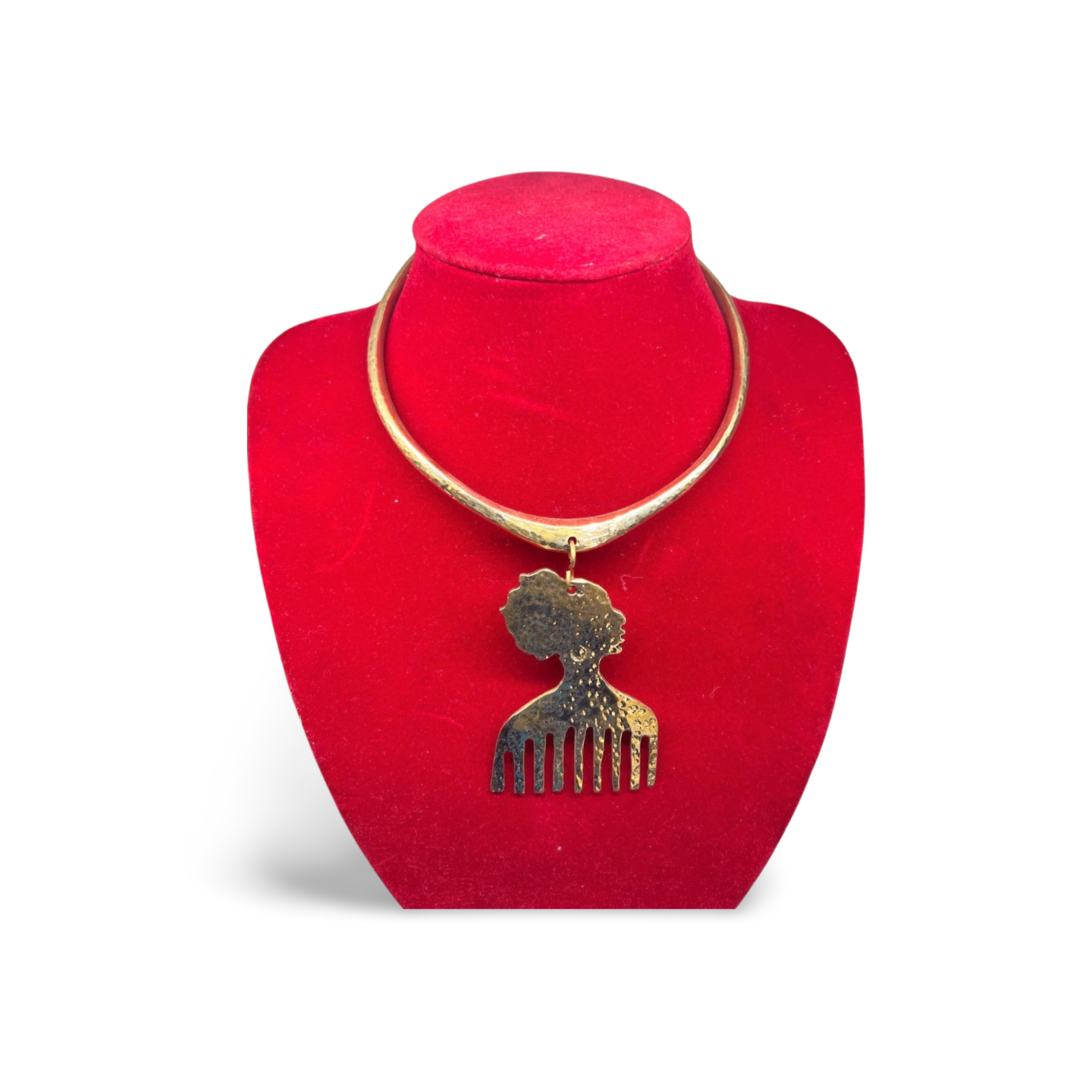 African Brass Necklace  Collection B