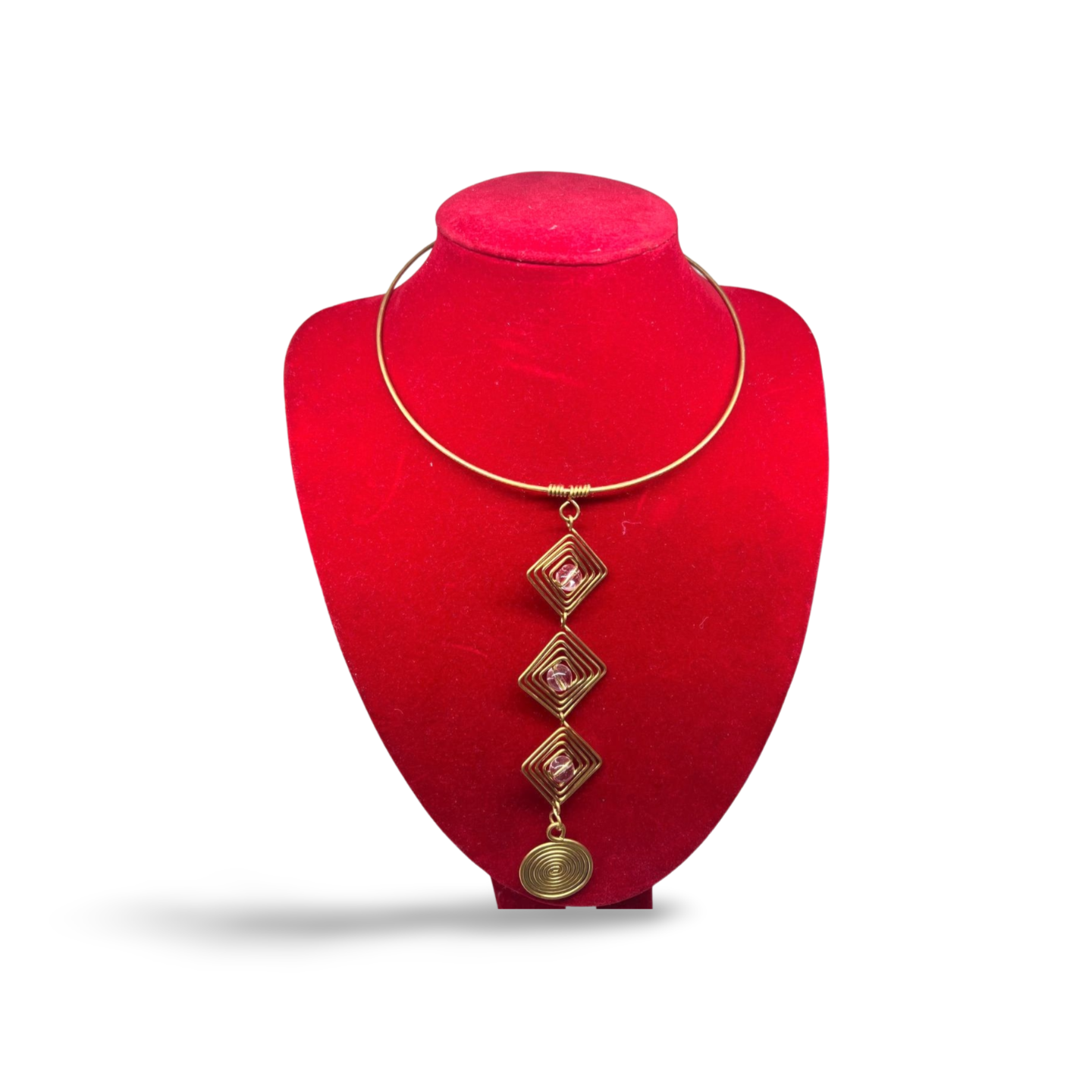 African  Brass Necklace  Collection A