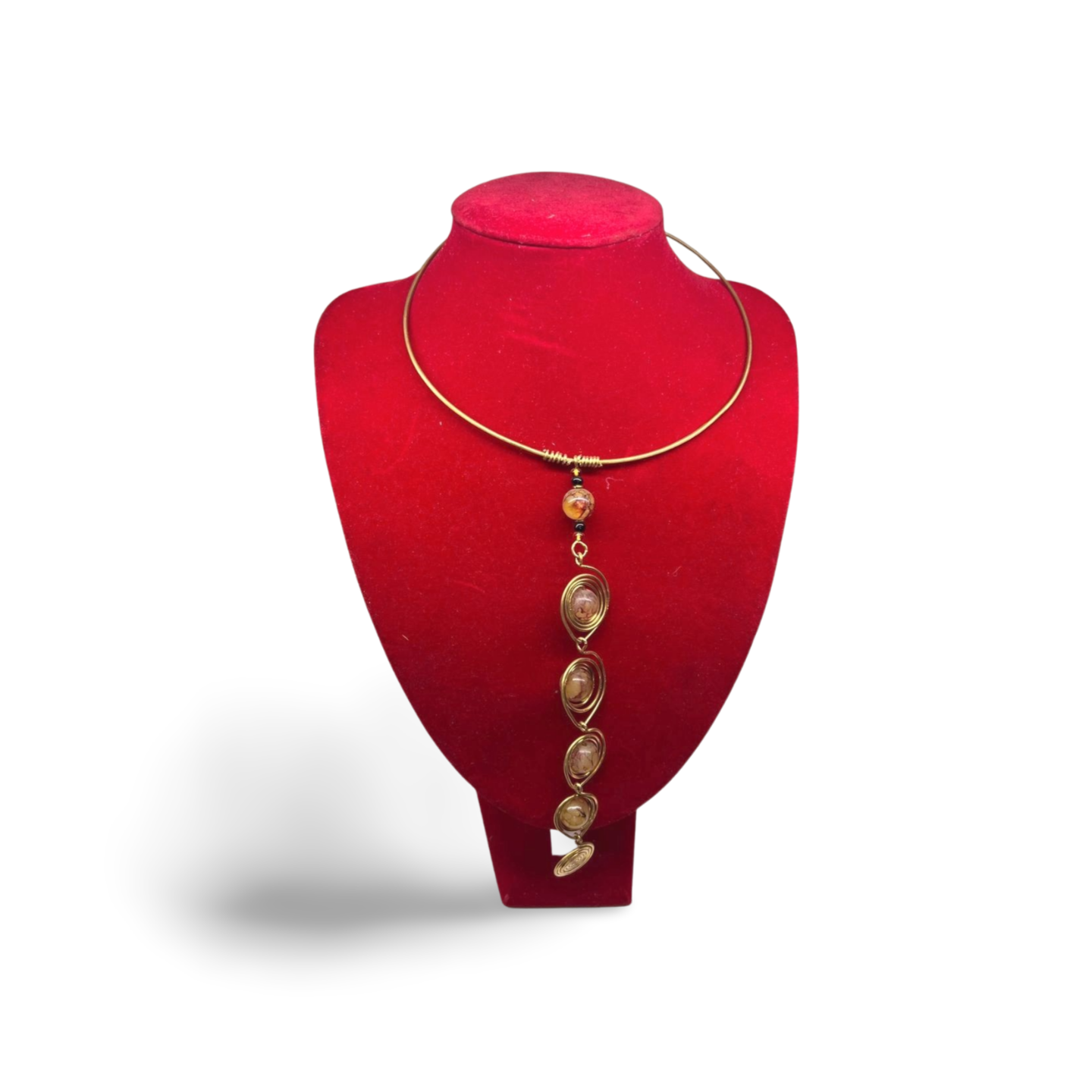 African  Brass Necklace  Collection A