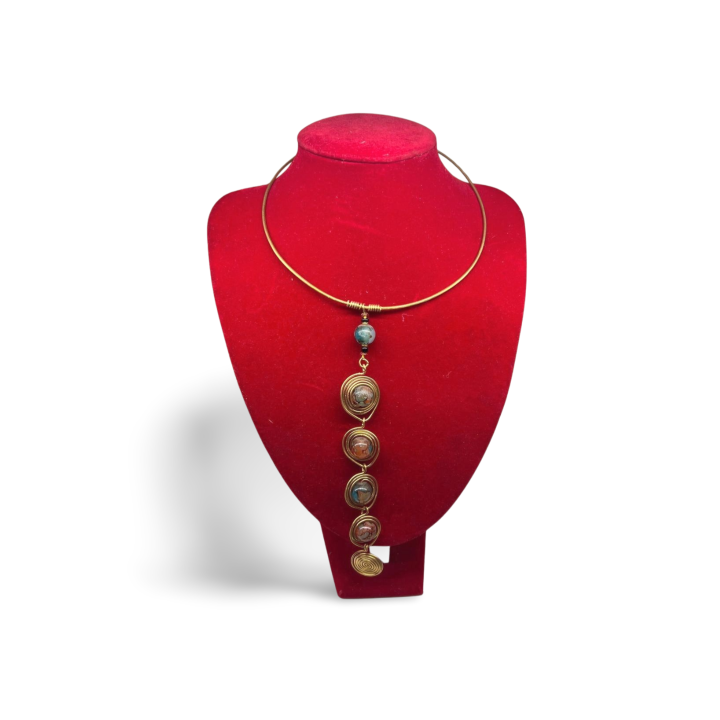 African  Brass Necklace  Collection A