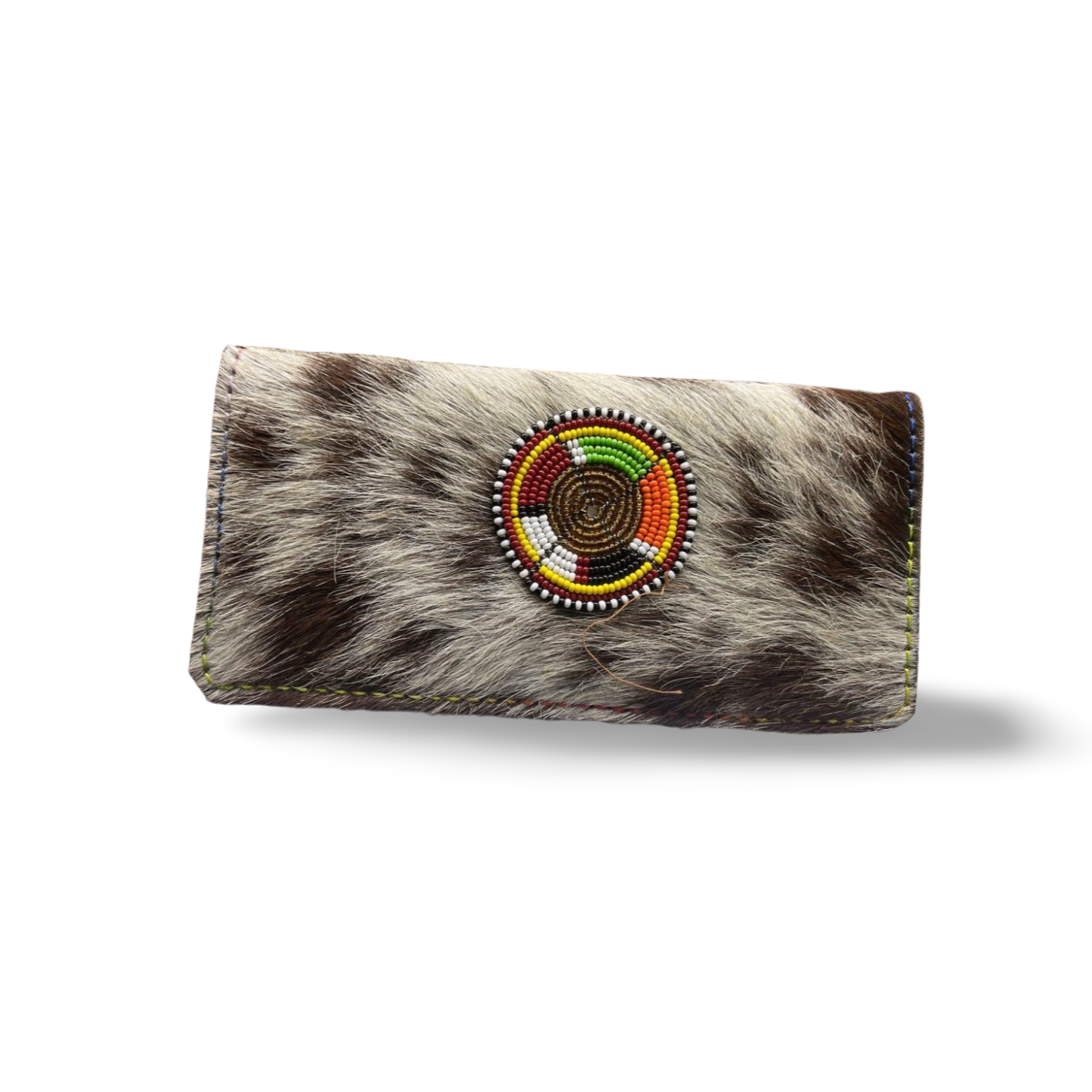 African Pure Leather Fur Purse (Zali)